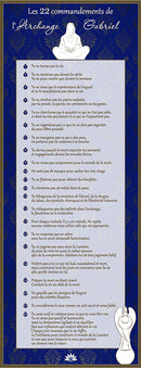 Tenture des 22 Commandements De L’archange Gabriel