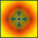 Tenture du mandala de l'Ange de la guérison