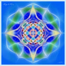 Tenture du mandala de l'Ange de l"eau