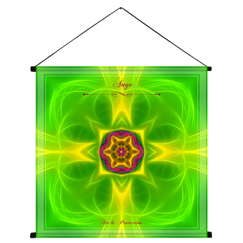 Tenture du mandala de l'Ange de la protection