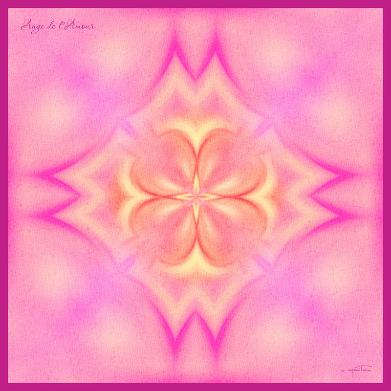 Tapis Mandala : Ange de l’Amour