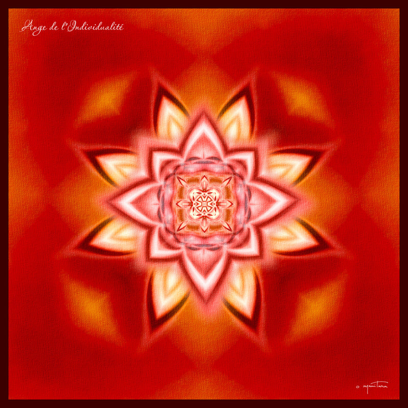 Tapis Mandala : Ange de l’individualité