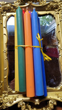 Charger l'image dans la galerie, Chandelles MÉNORA  7 couleurs de 10''
